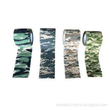 Breathable Camo Custom Printed Bandages Self Adhesive Wrap